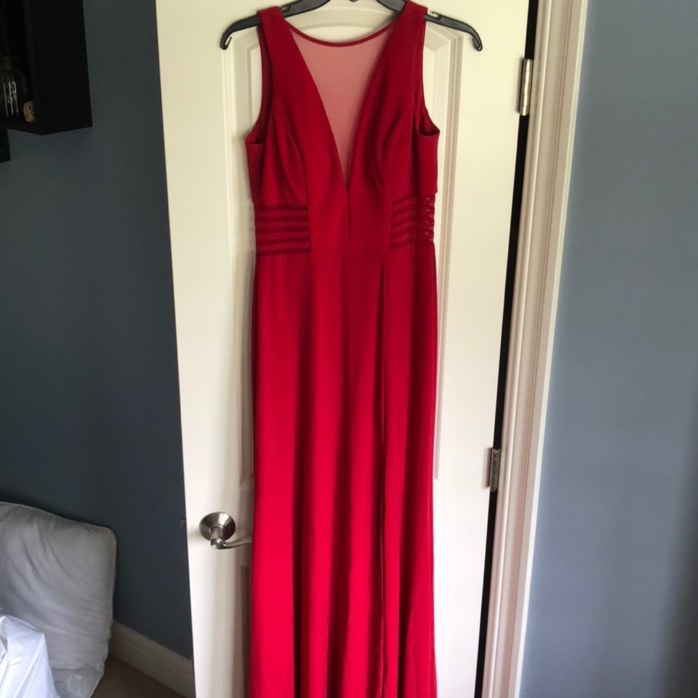 Red prom dress